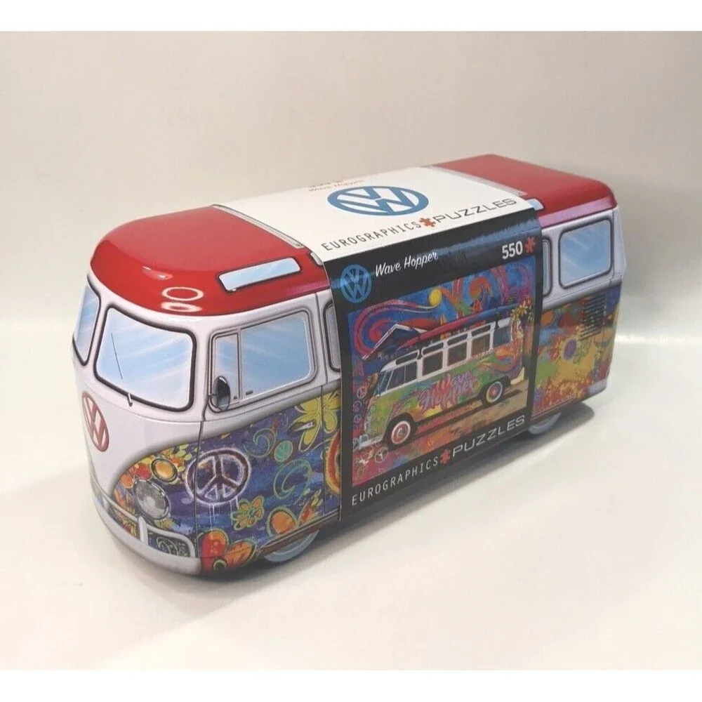 EuroGraphics VW Wave Hopper 550-Piece Puzzle in Collectible Tin with Poster